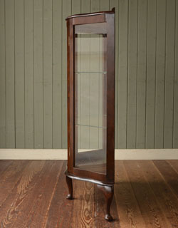 q-250-f アンティーク ガラスキャビネット
