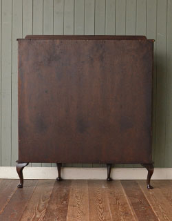 q-255-f アンティーク ガラスキャビネット