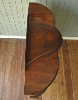 q-281-f アンティークのガラスキャビネット天板