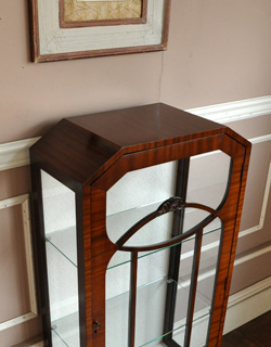 q-310-f アンティークガラスキャビネットの天板