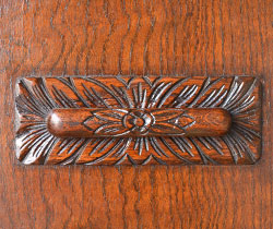 q-318-f アンティークビューローの取っ手