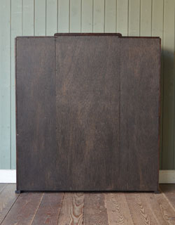 q-318-f アンティークビューローの後ろ