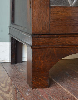 q-324-f アンティークガラスブックケースの脚