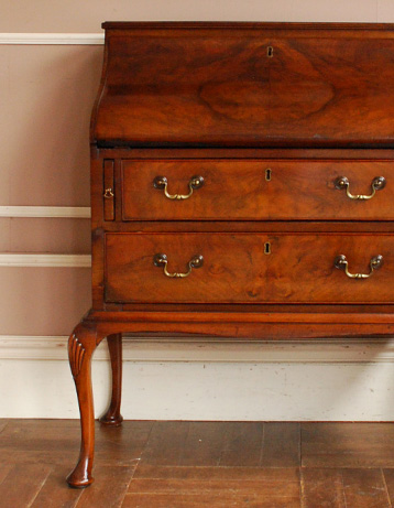 q-343-f アンティークビューローのアップ