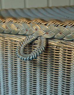 q-350-f アンティークロイドルームボックス（ブルー）の取っ手