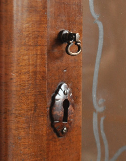 q-378-f アンティークガラスキャビネットの取っ手