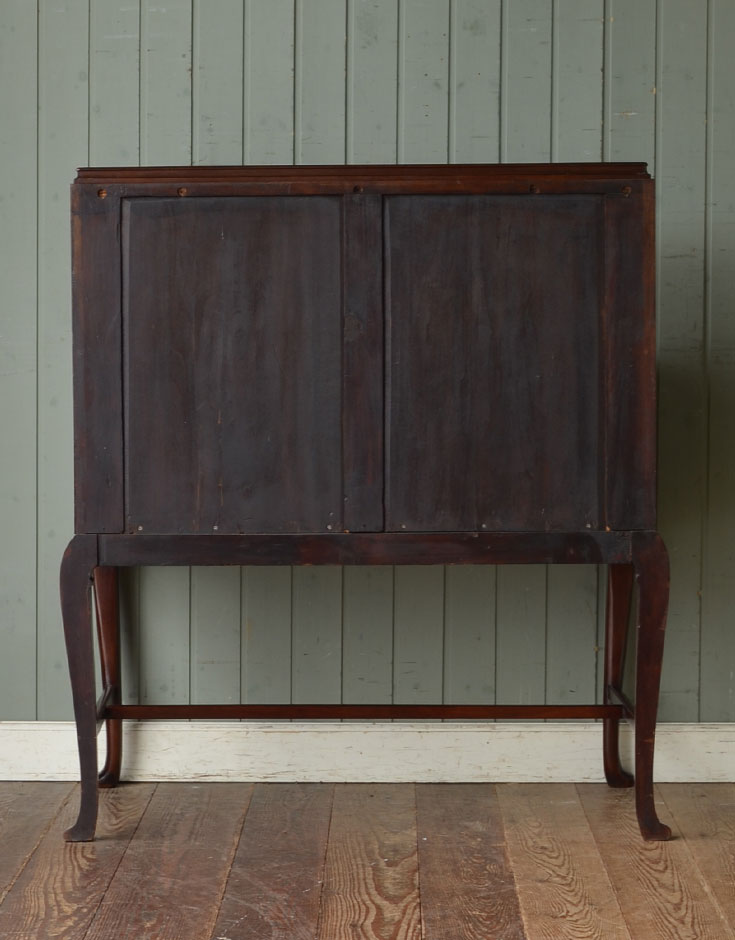 q-408-f アンティークビューローの後ろ