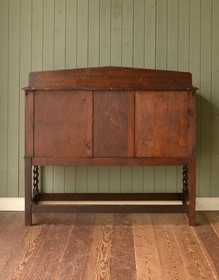 q-409-f アンティークサイドボードの後ろ