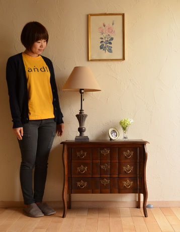 j-1144-f アンティークチェストのモデル入り