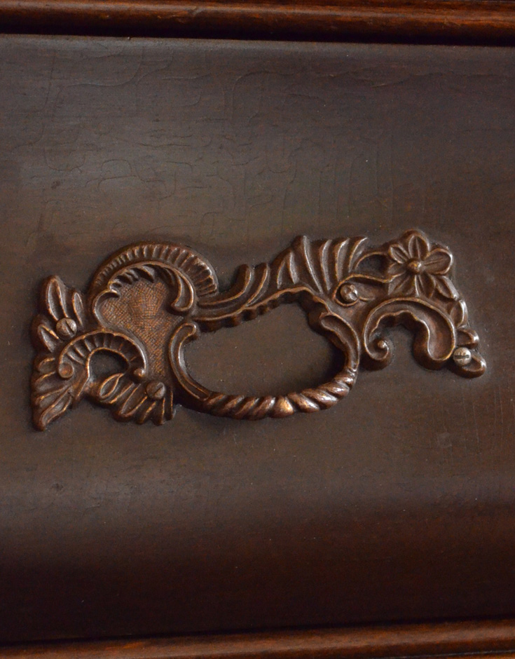 j-1146-f アンティークチェストの取っ手