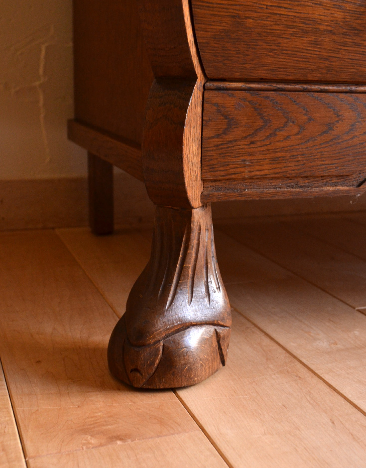 j-1153-f アンティークチェスト(コモード)の脚