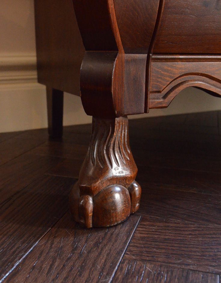 j-1154-f アンティークチェストの脚