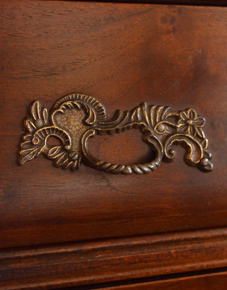 j-1154-f アンティークチェストの取っ手