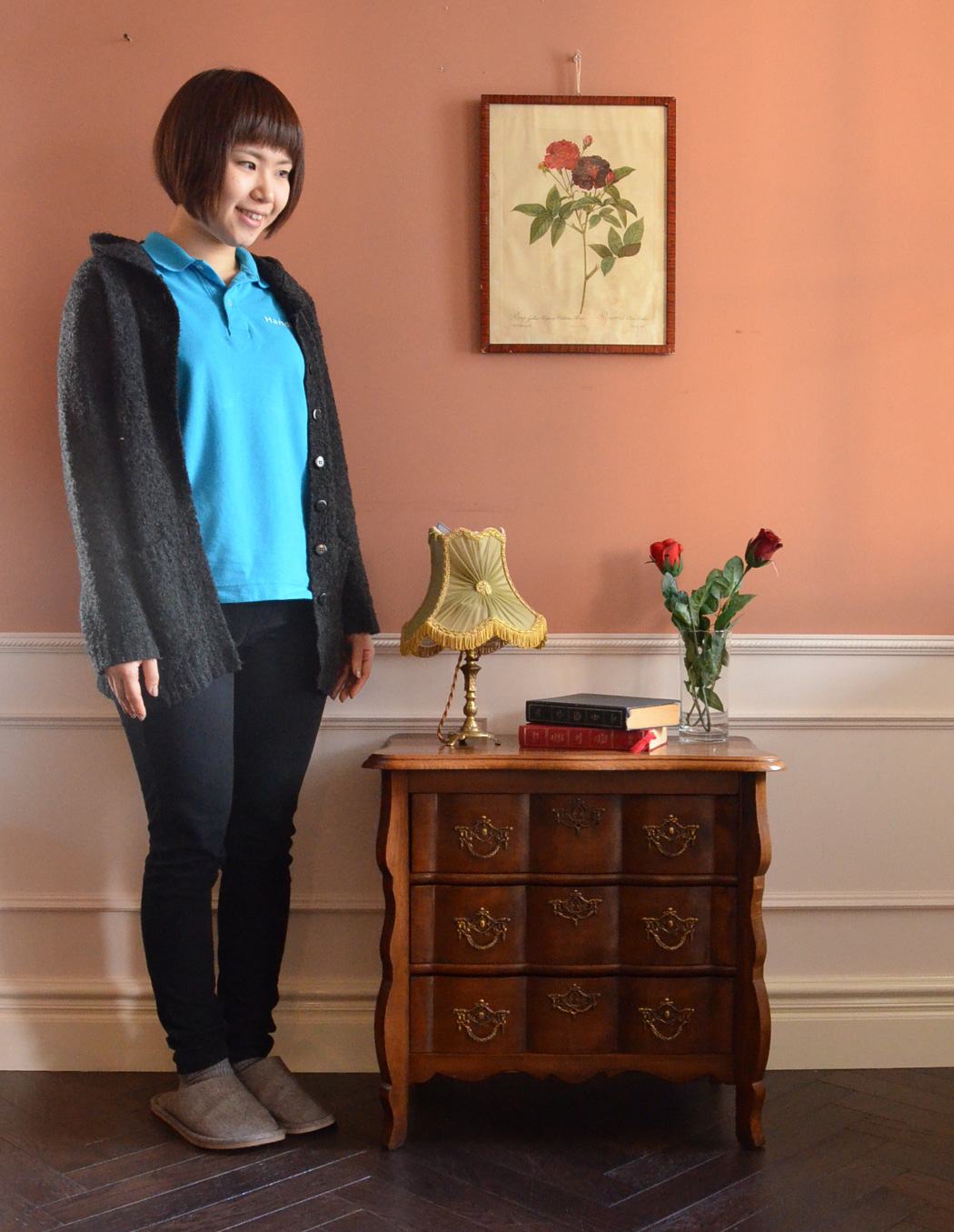 j-1165-f アンティークチェストのモデル入り