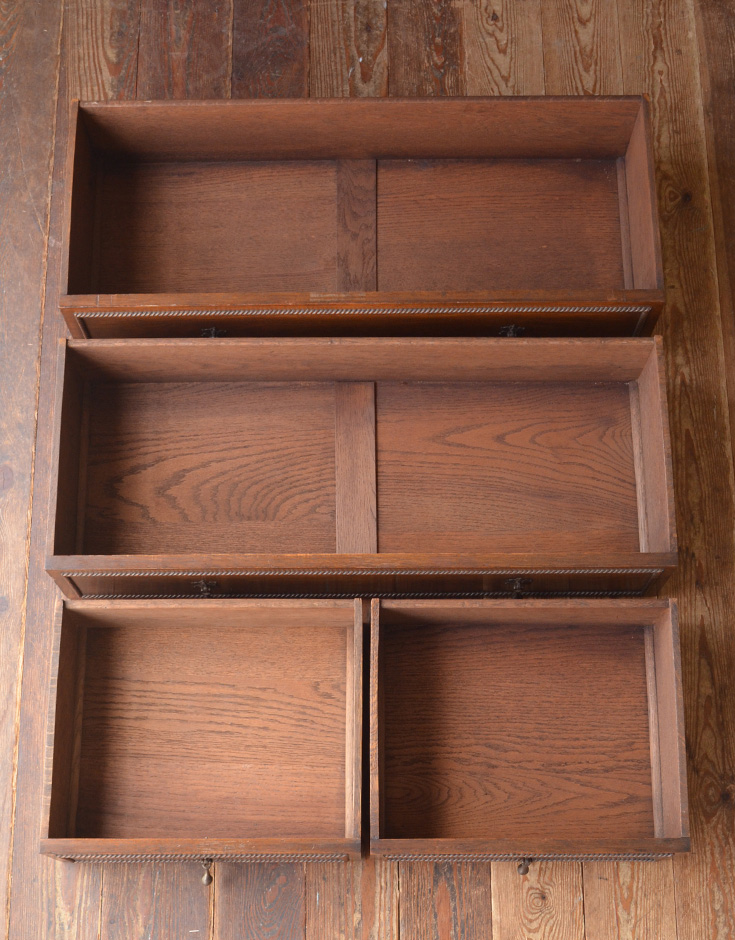 j-1258-f アンティークドレッシングチェストの引き出し