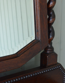 k-743-f アンティークドレッシングチェストのミラー