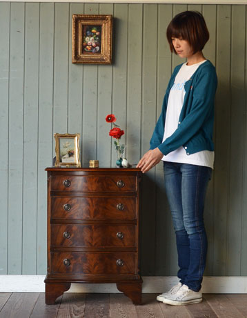 k-807-f アンティークチェストのモデル入り