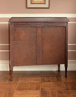 k-809-f アンティークチェストの後ろ