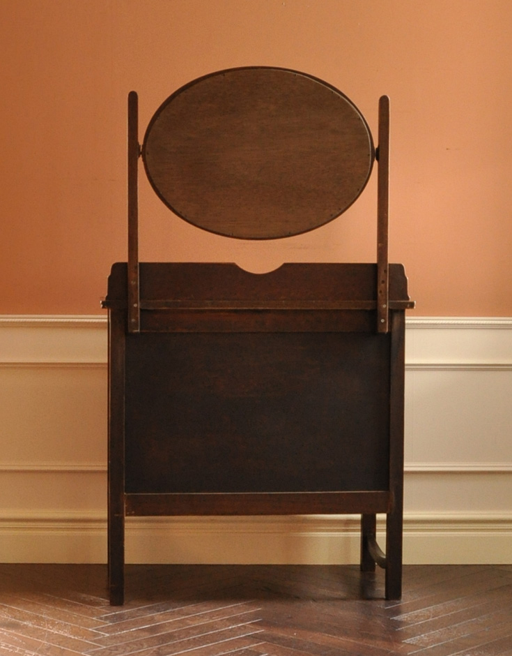 k-912-f アンティークドレッシングチェストの後ろ