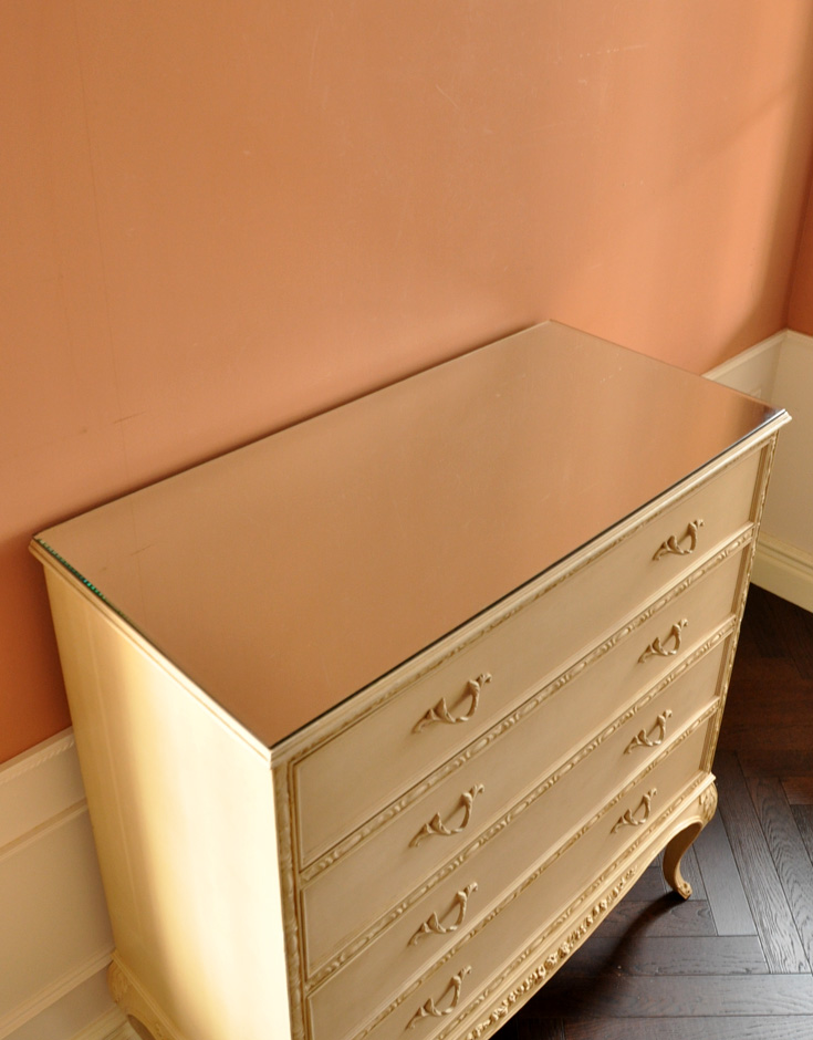 m-356-f アンティークチェストの天板