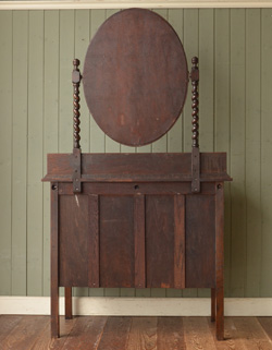 q-249-f アンティークドレッシングチェストの後ろ