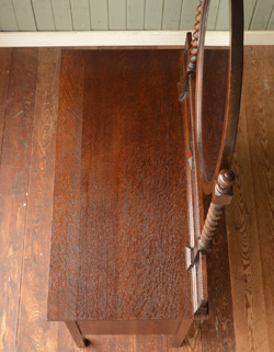 q-249-f アンティークドレッシングチェストの天板