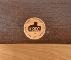 j-1054-f アンティークアーコールゲートレッグテーブルのタグ