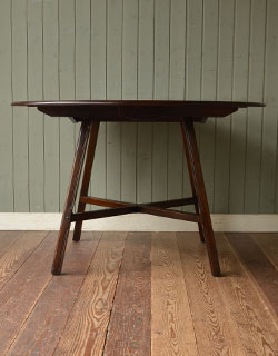 k-754-f アンティークアーコールドロップリーフテーブルのつなぎ目