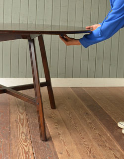 k-754-f アンティークアーコールドロップリーフテーブルの組み立て