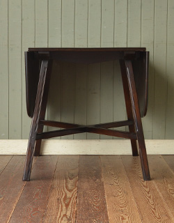 k-872-f アンティークアーコール伸張式ダイニングテーブルの正面