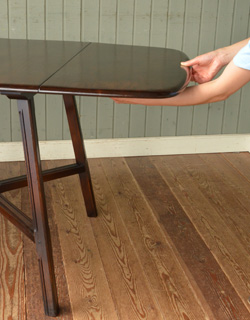 k-872-f アンティークアーコール伸張式ダイニングテーブルの組み立て