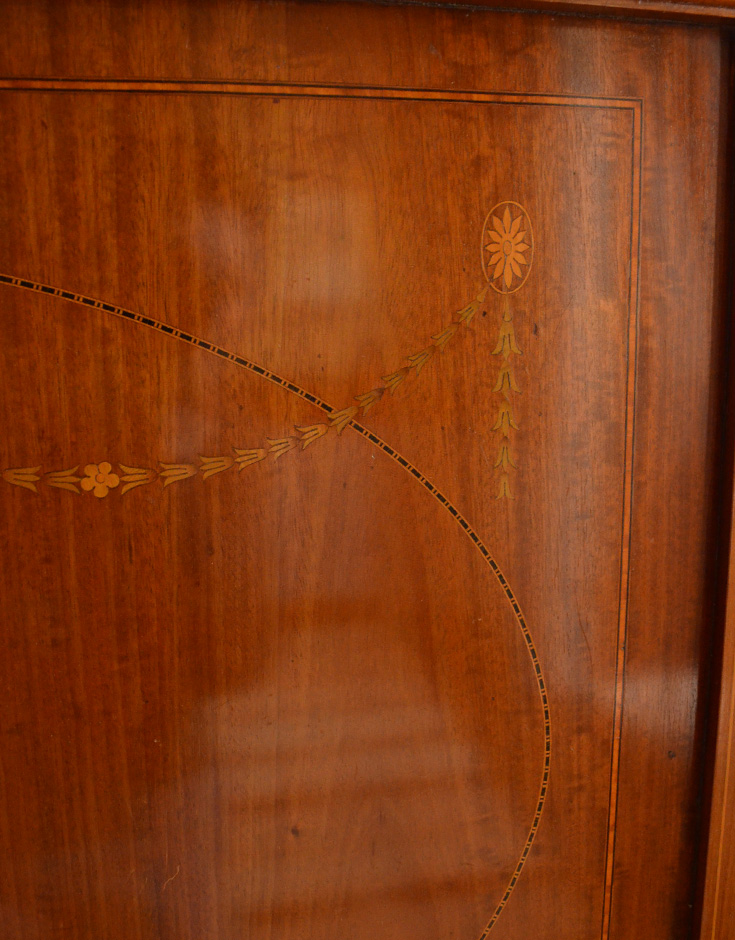 k-678-f アンティークベッドフレームの模様