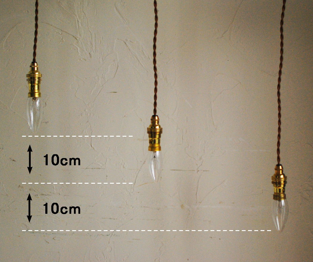 ペンダントライト　照明・ライティング　ミルクガラス×真鍮のペンダントライト（コード・シャンデリア電球・ギャラリーE付き）。50、80cm以外にも、10cm単位でコードの長さを加工することができます。(pl-088)