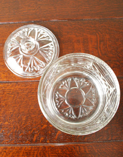 アンティークプレスドグラス