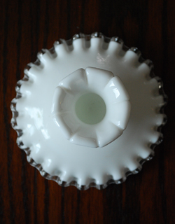 上から見るとこんな感じ。(m-506-z) m-506-z アンティークのプレスドグラス