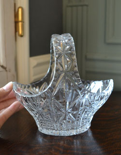 pg-2060 アンティークプレスドグラス手入り