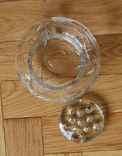 pg-2069 アンティークプレスドグラスの上から