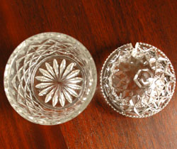 アンティークプレスドグラス