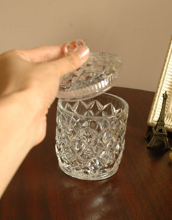 アンティークプレスドグラス