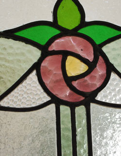 g-796 アンティークステンドグラスのガラス