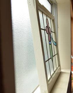 g-817 アンティークステンドグラスのガラス
