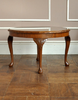 j-1082-f アンティークコーヒーテーブルの正面