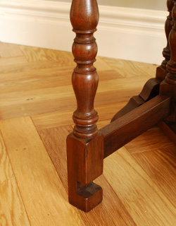 j-1119-f アンティークゲートレッグテーブルの脚