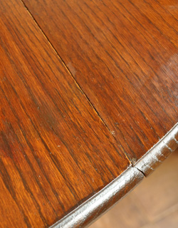 j-1122-f アンティークゲートレッグテーブルのつなぎ目