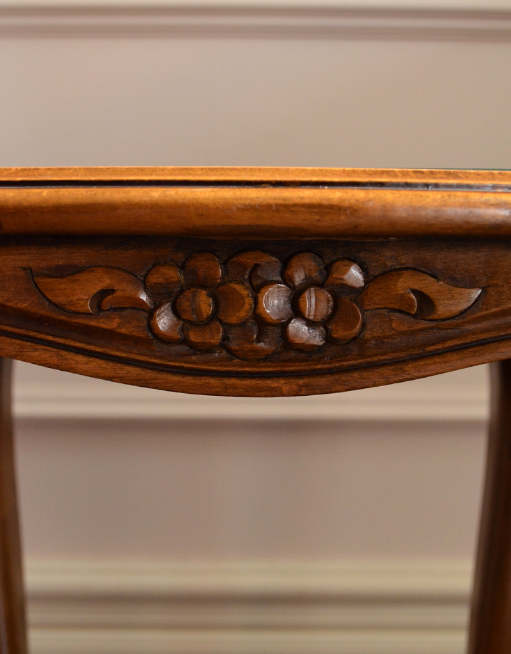 j-1193-f アンティークネストテーブルの傷