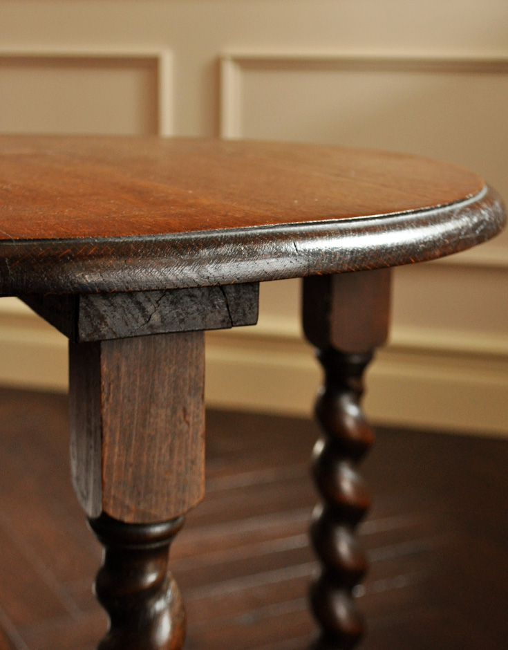 j-1240-f アンティークオケージョナルテーブルの角