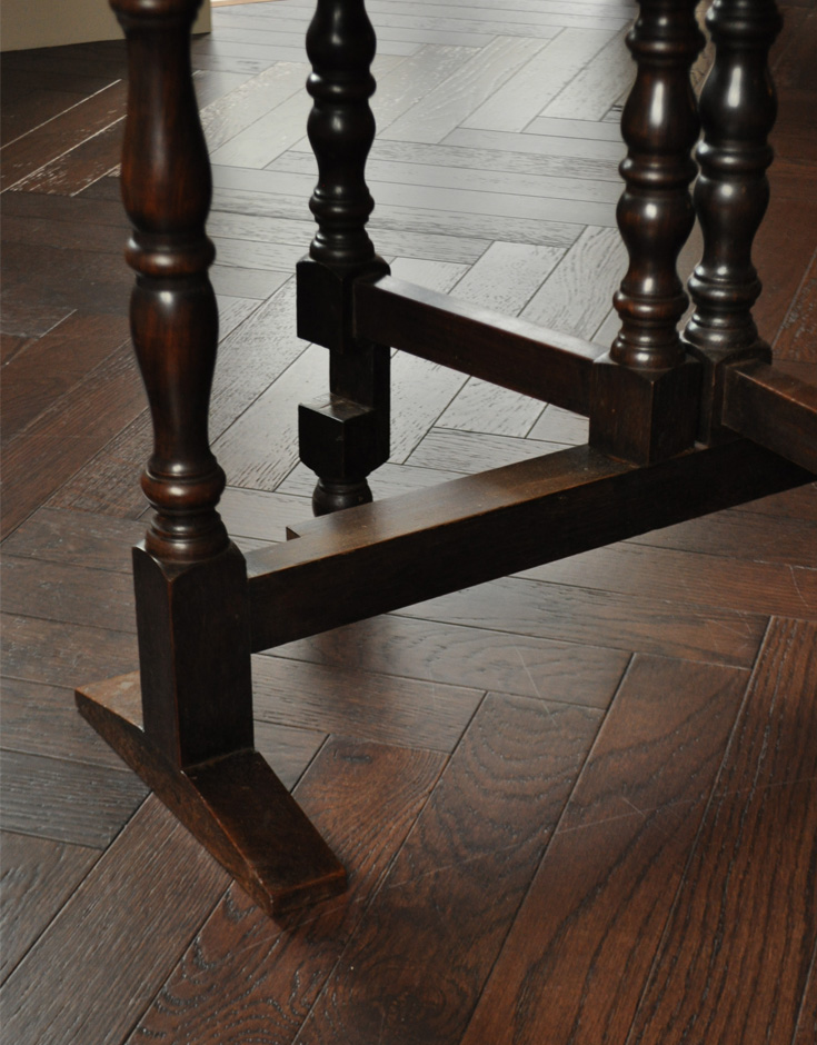 j-1267-f アンティークゲートレッグテーブルの脚