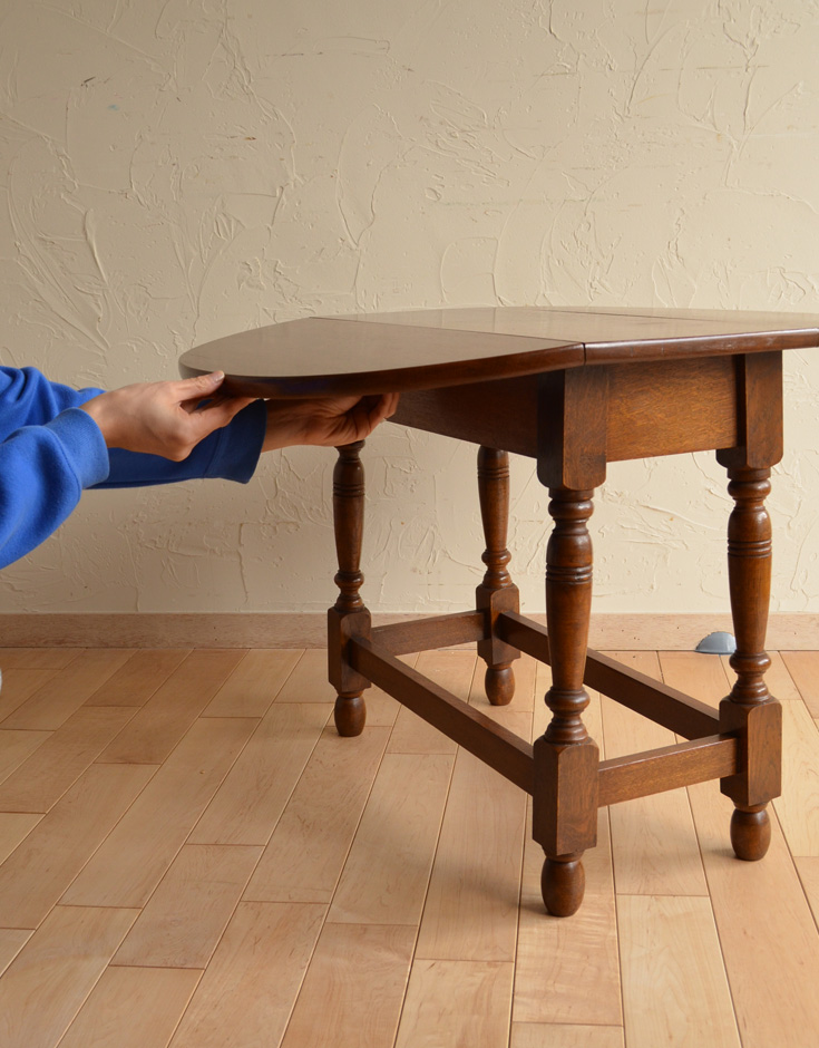 j-1286-f アンティークバタフライコーヒーテーブルの組み立て