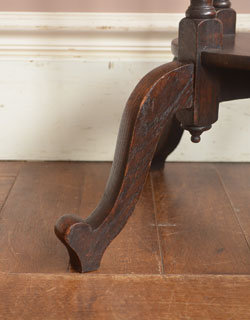 j-802-f アンティークオケージョナルテーブルの脚１