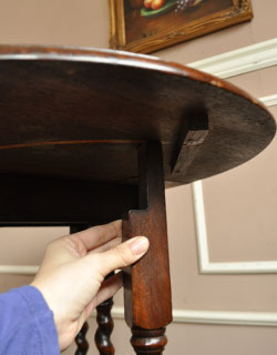 j-859-f アンティークゲートレッグテーブルの組立